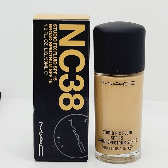 MAC Cosmetics Other - NC38 MAC Cosmetics Studio Fix SPF15 24Hr Matte Foundation Oil Control Brand New